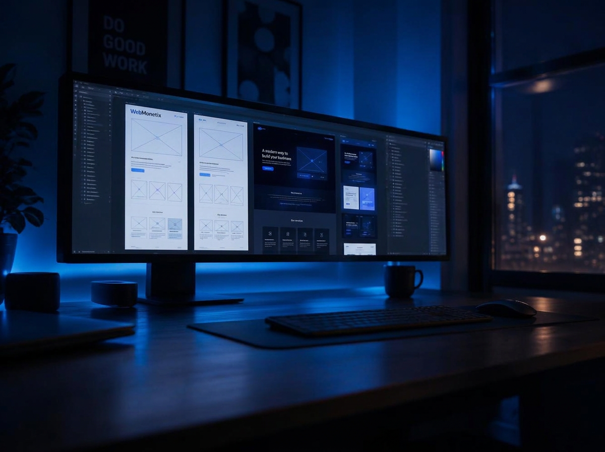 Wireframe-to-UI Study — website preview